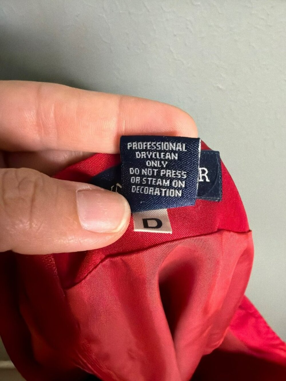 Ann Taylor Silk Red Sequin Pencil Skirt Lined Women's 2 - Picture 10 of 10